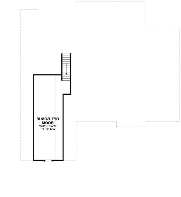 Bonus Room image of The Oak Lane House Plan